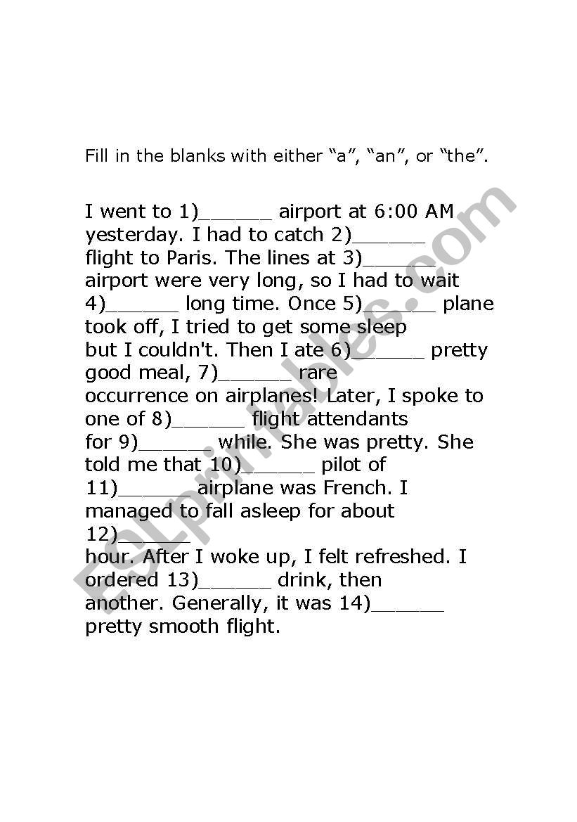 Fill in the blanks with app. ARTICLES