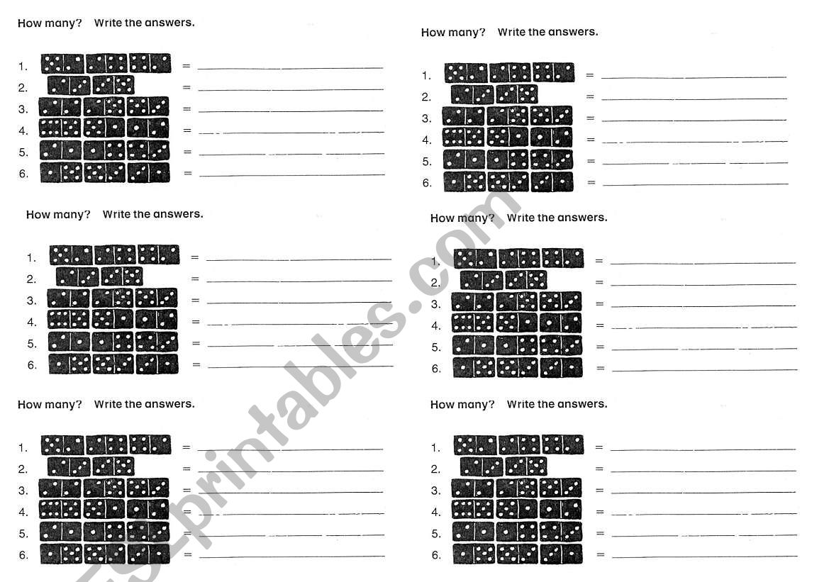 numbers! worksheet