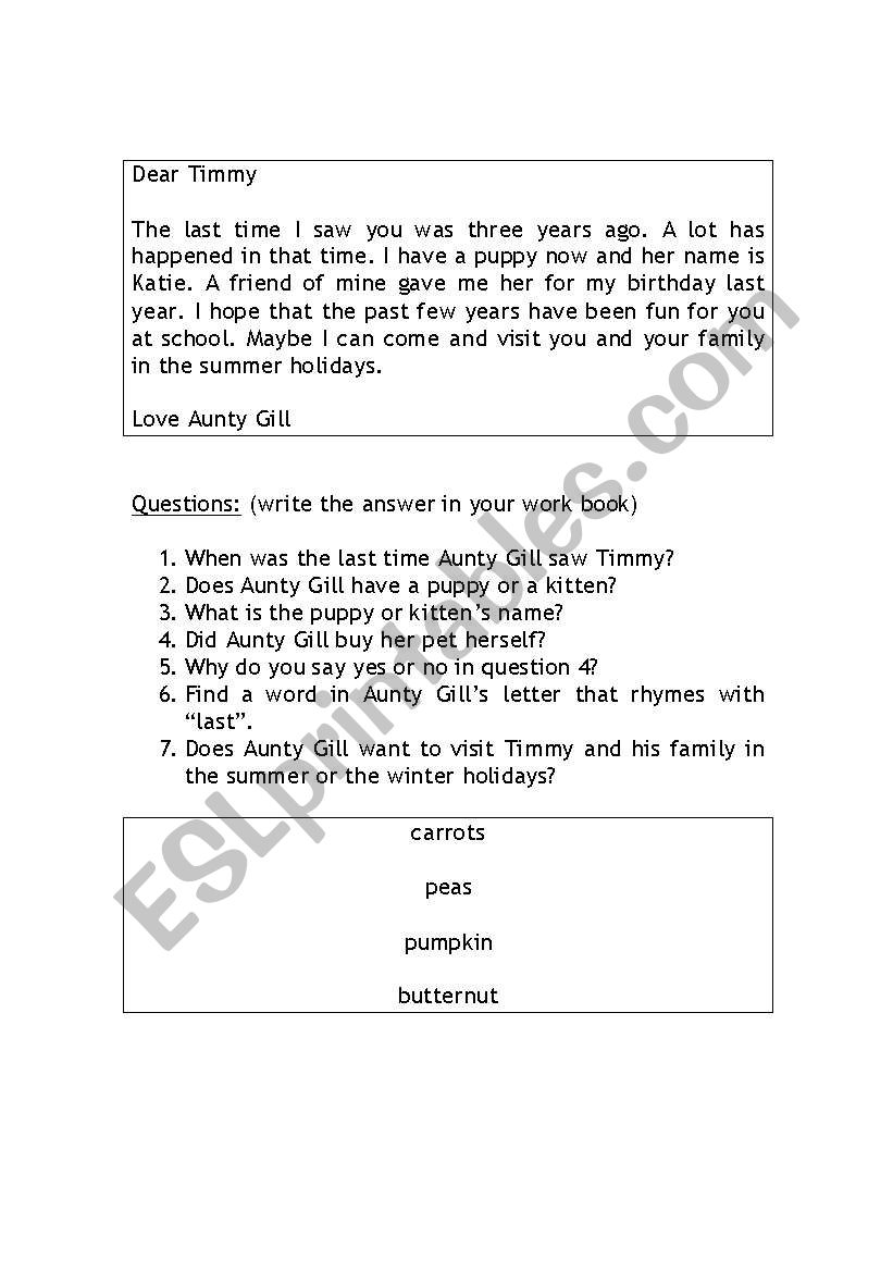 reading activity cards worksheet