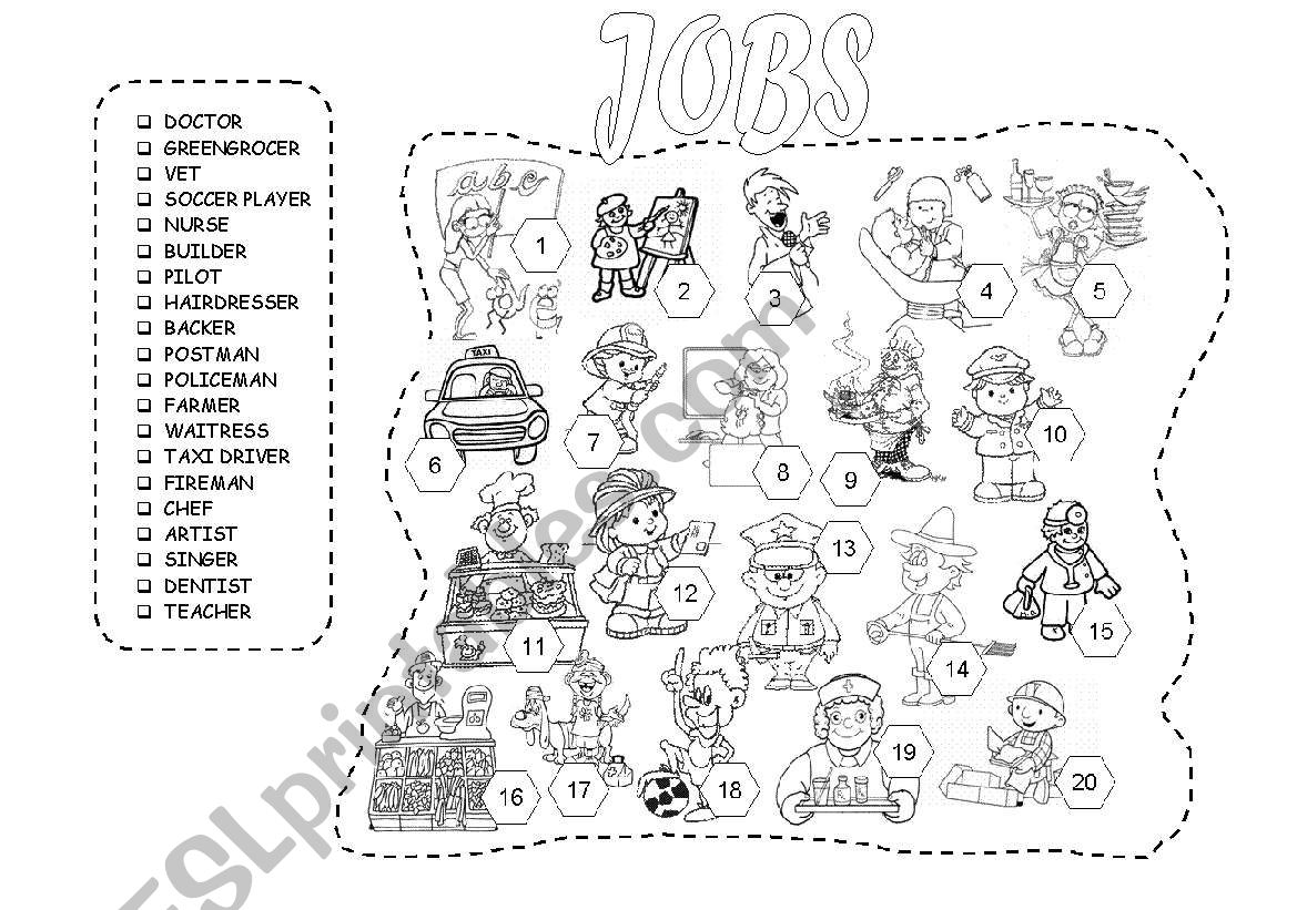 JOBS worksheet