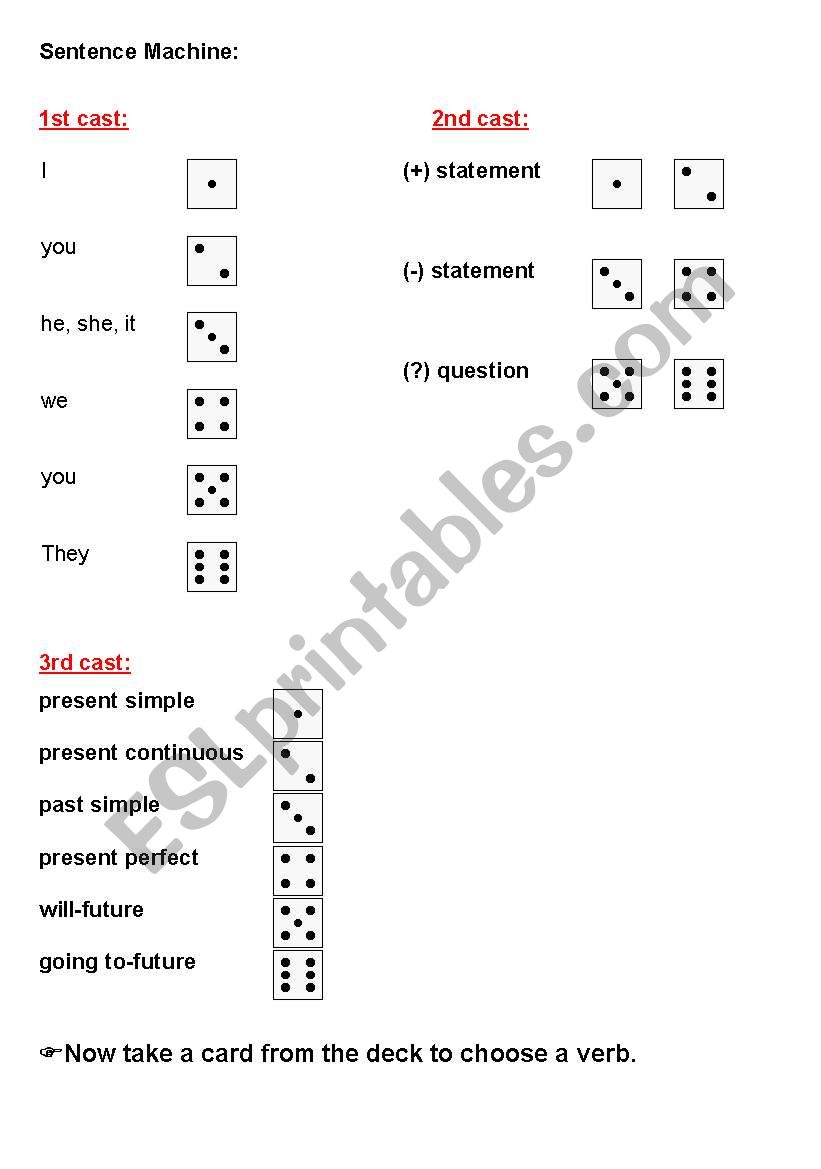 Syntax Machine worksheet