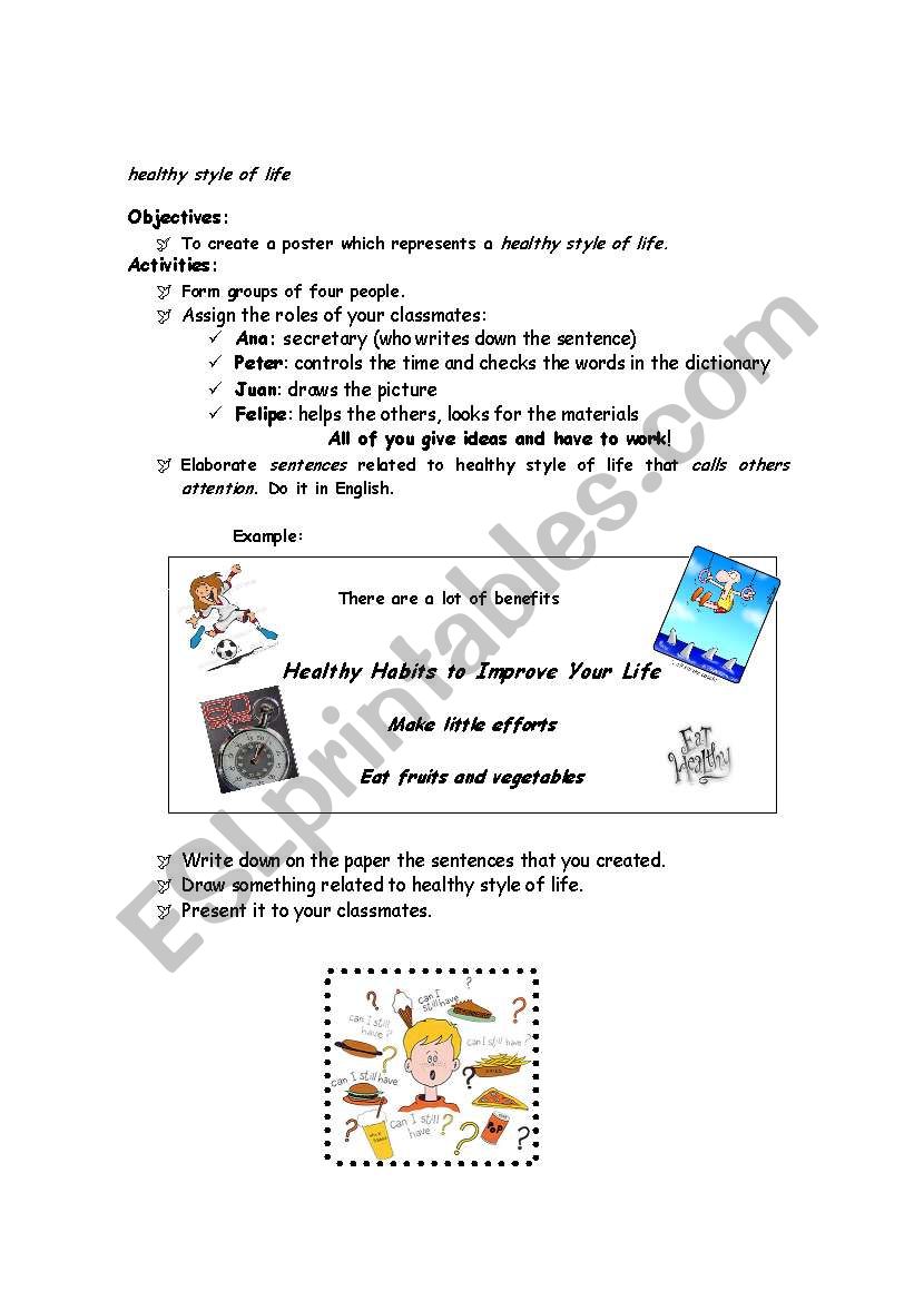 healthy style of life - activity