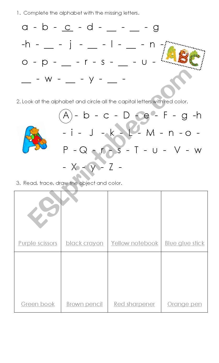 Workshop for Beginners worksheet