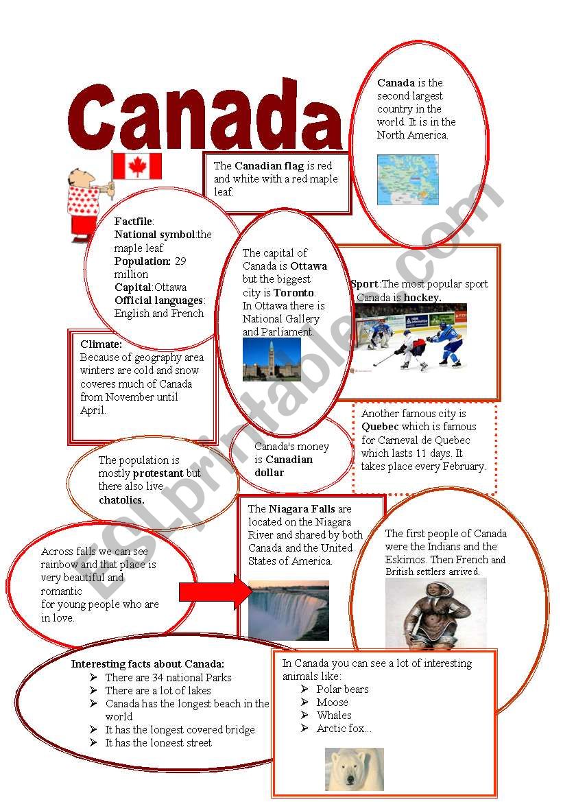 Canada worksheet