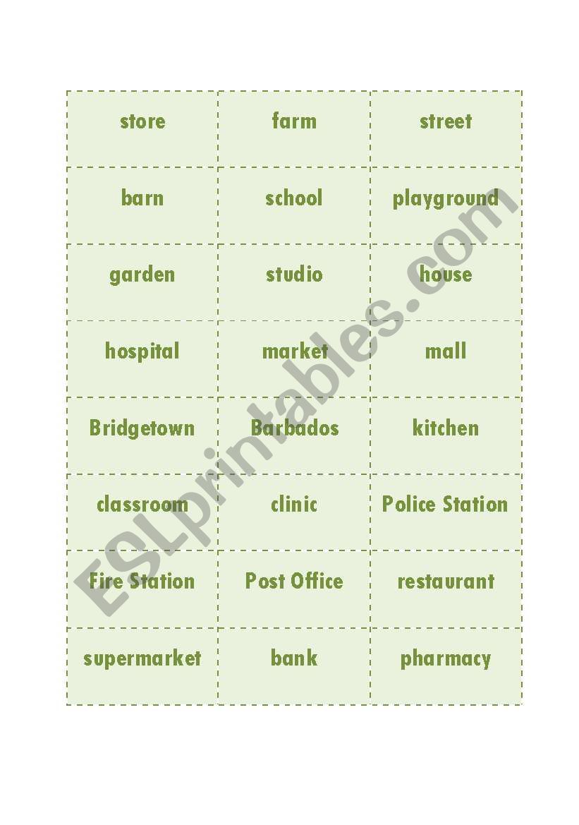 Noun Match Up worksheet