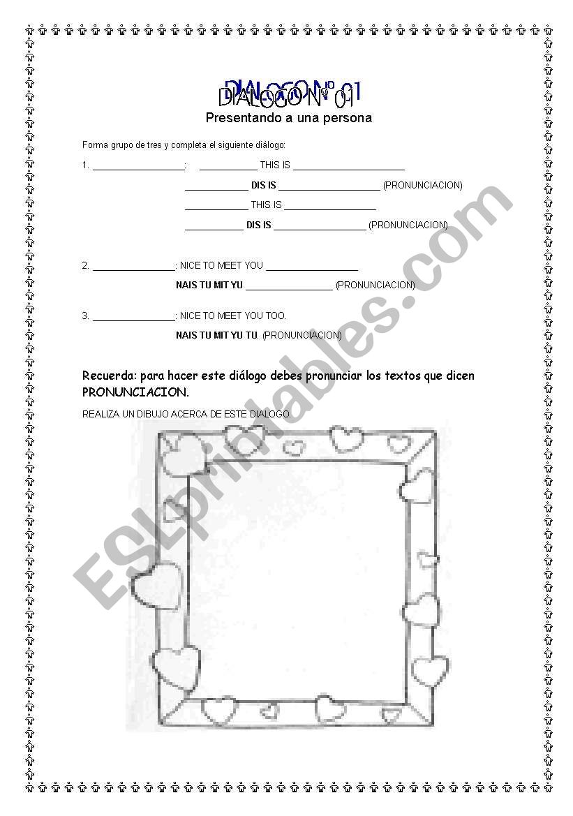 DIALOG worksheet