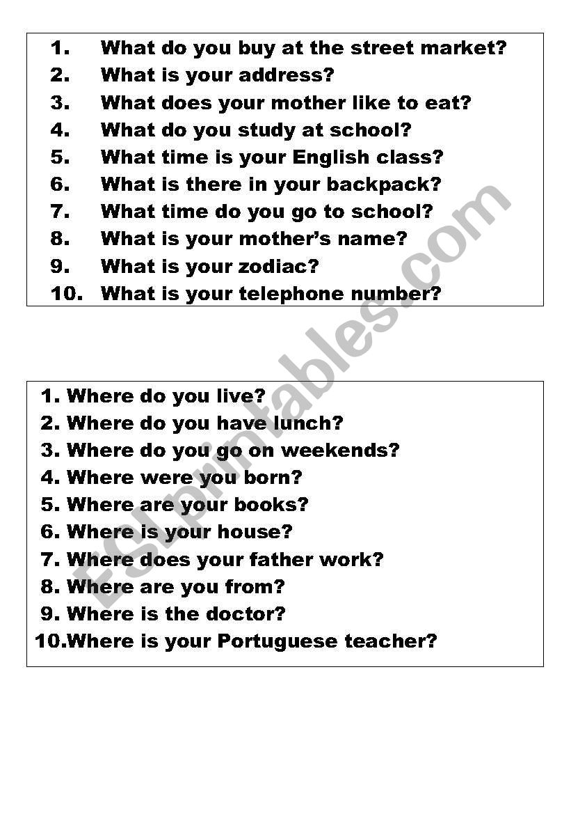 Interrogative Pronouns Flashcards (2/2)