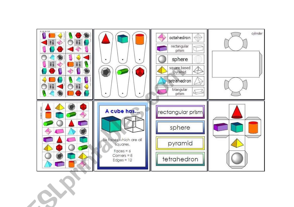 Solid Shape worksheet