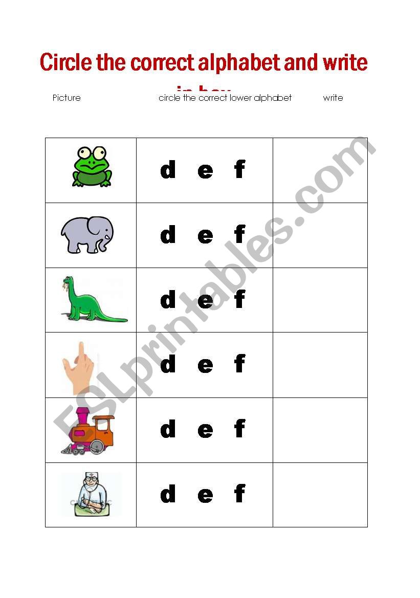 alphabet beginning sounds worksheet