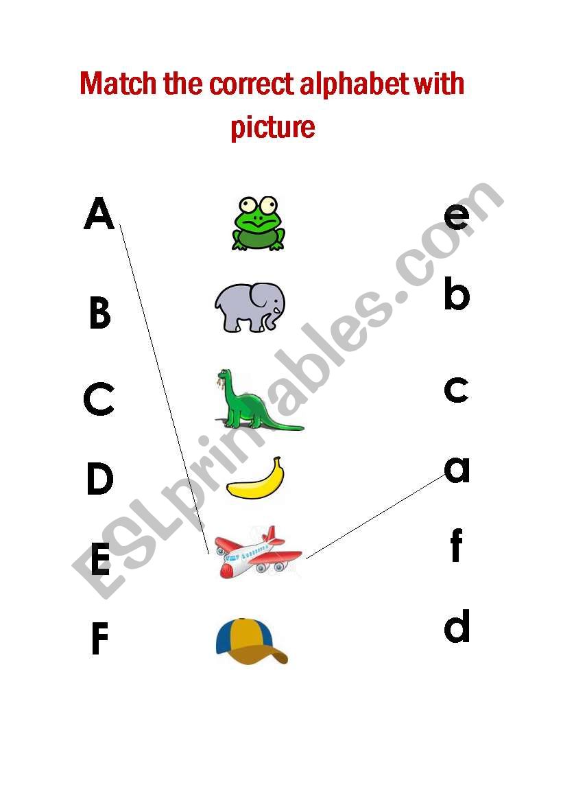 alphabets begining sounds,matchig alphabets