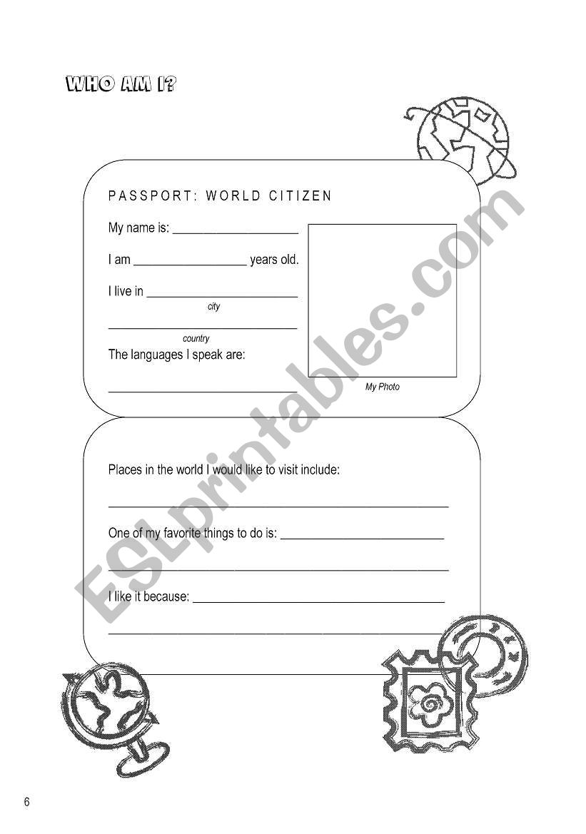 Who am I?  World Citizen Passport