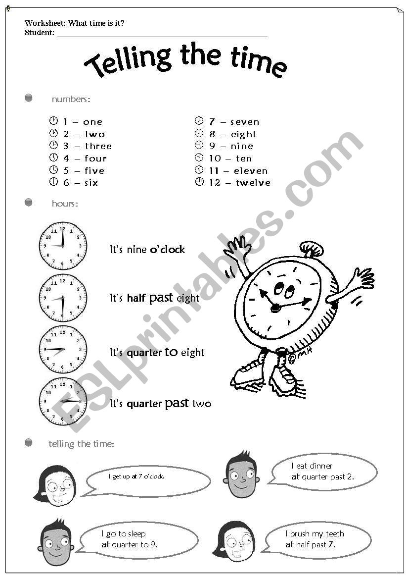 time worksheet