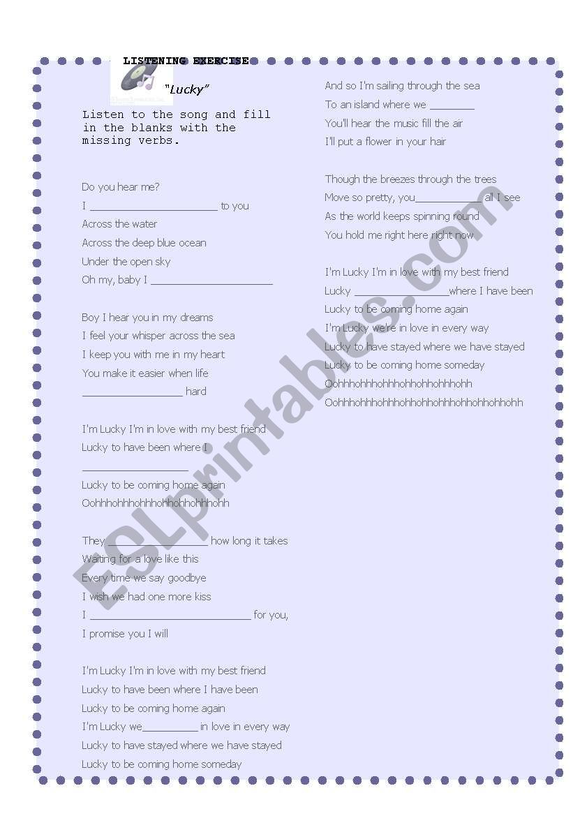 Verb Tense review with 