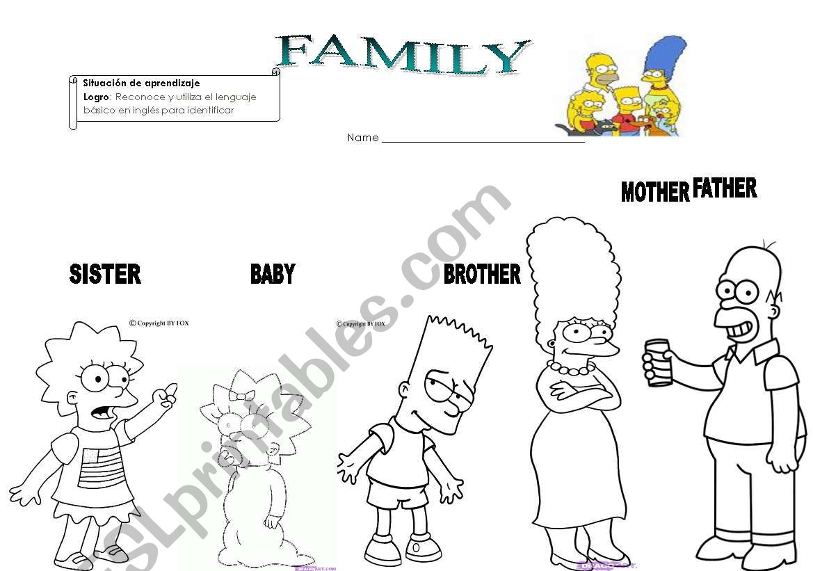 family worksheet