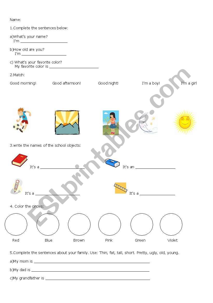 Nice activity worksheet