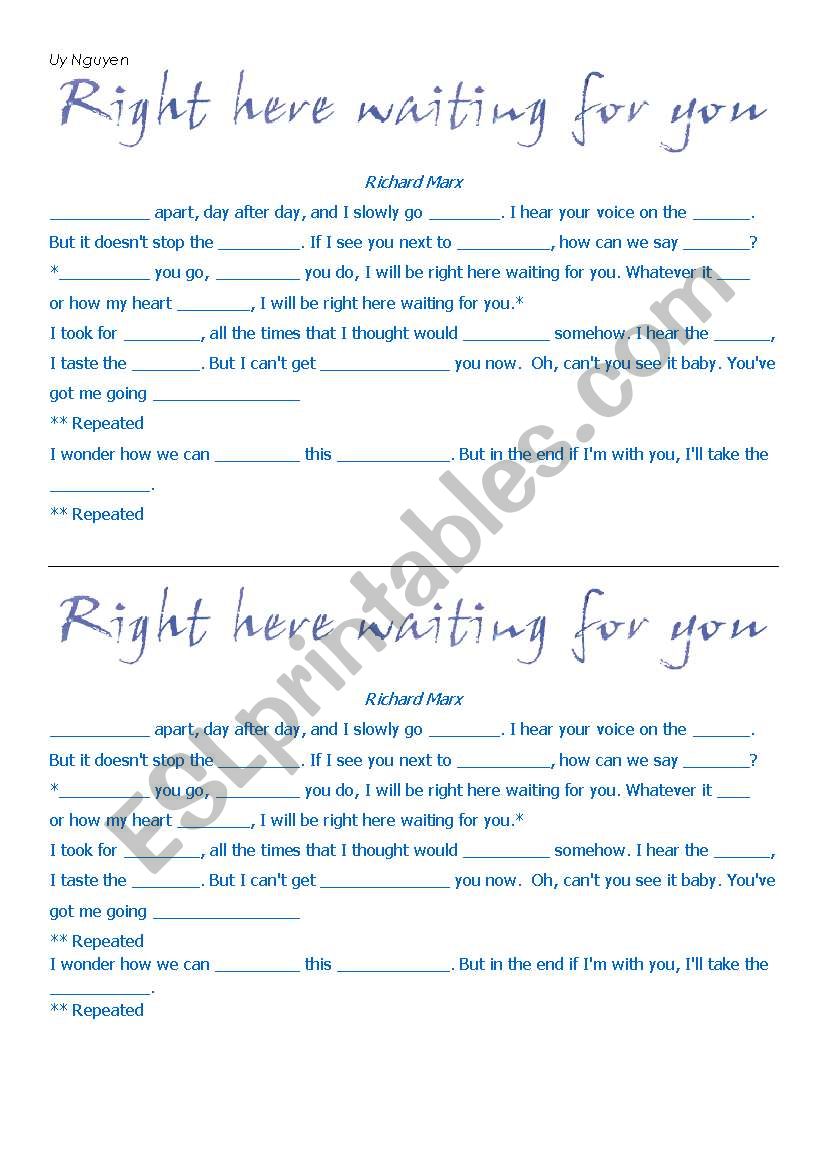 Right here waiting for you worksheet