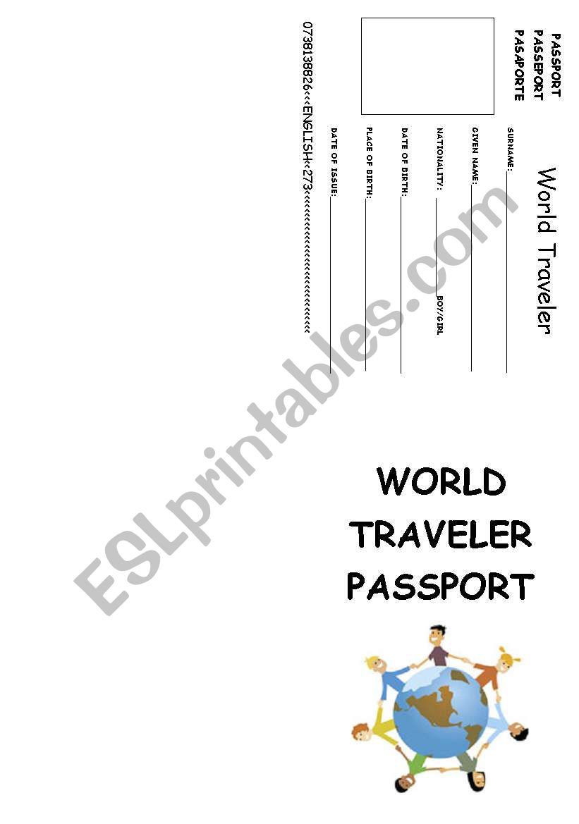 Play Passport worksheet