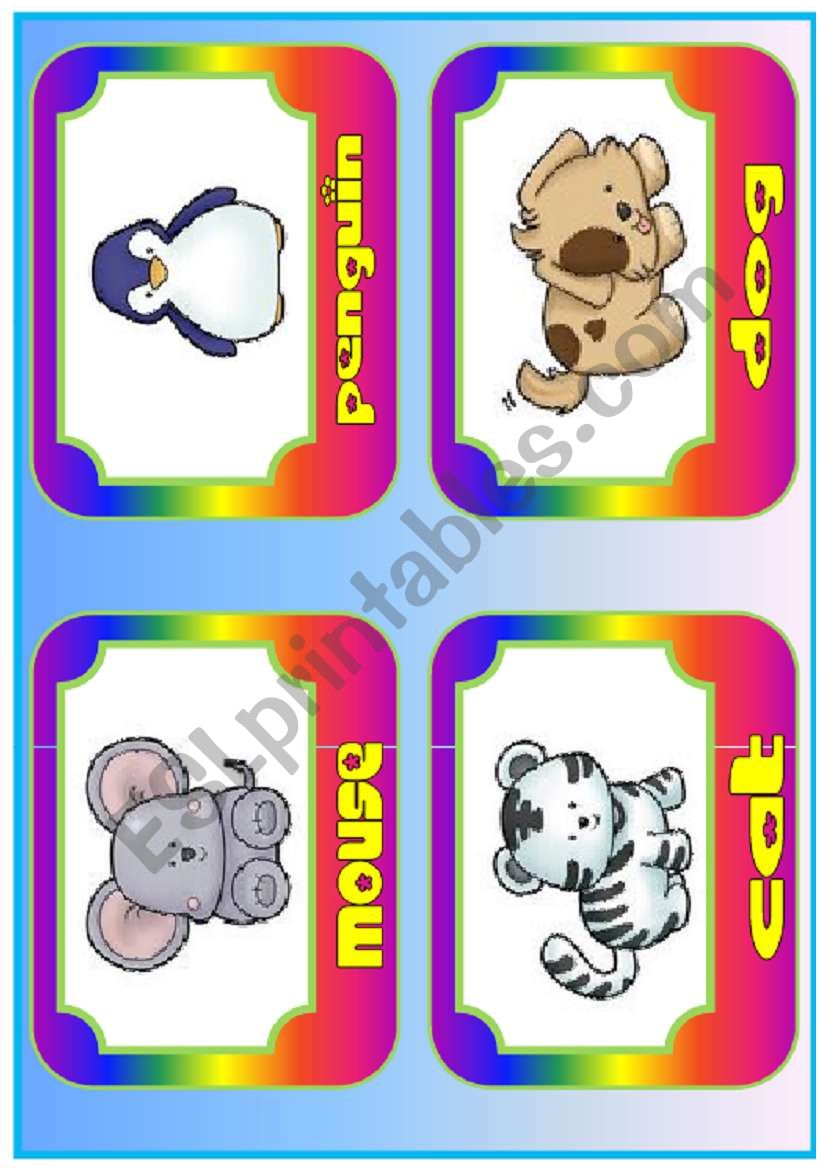 Toy animals  (2/3) worksheet