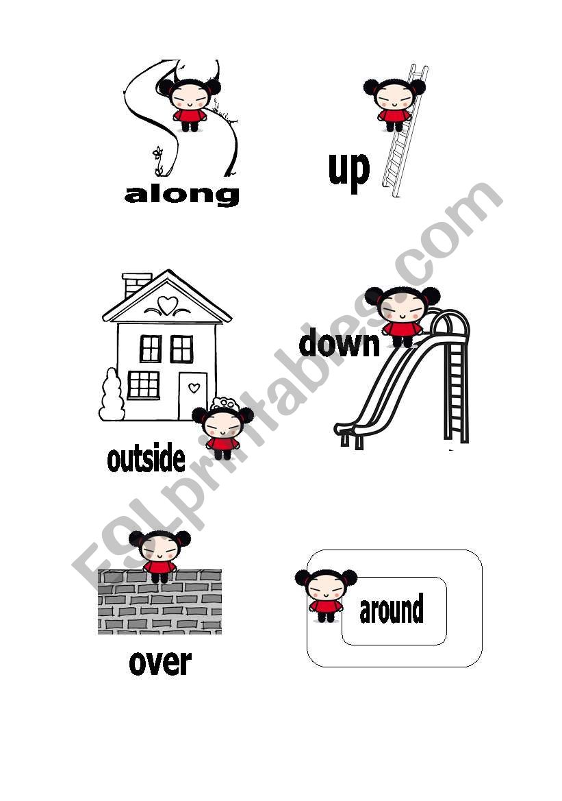 Prepositions with picture 2 worksheet