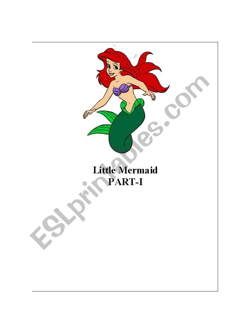 Writing lessons - Tell a story from pictures - Little Mermaide- Part I