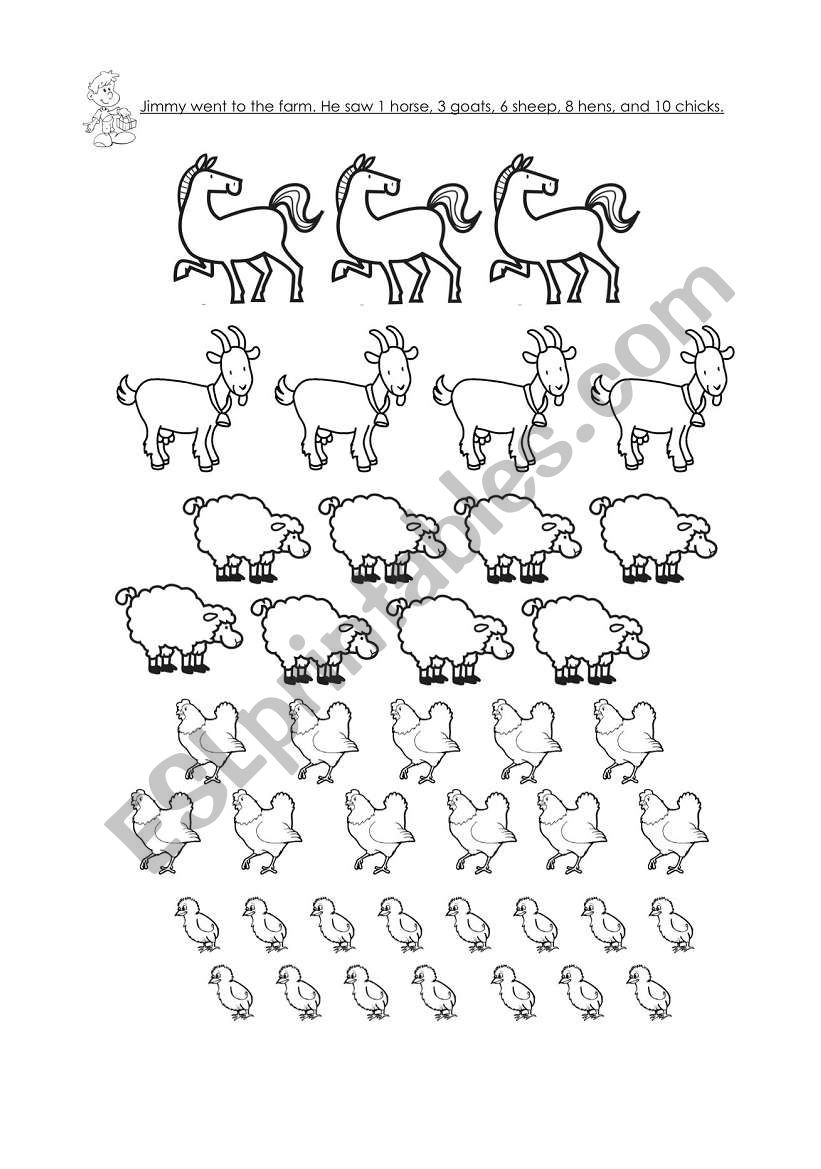 Farm Animals worksheet