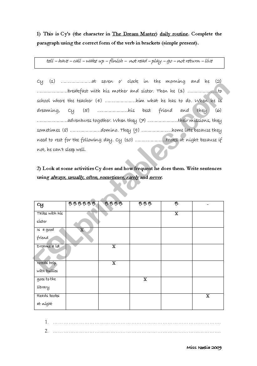 Grammar worksheet worksheet