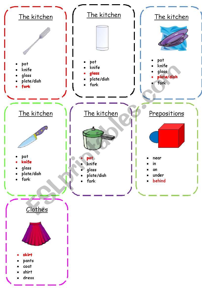 card game part 3/3 worksheet