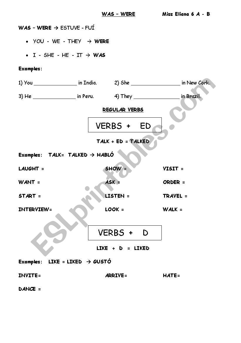 past simple explanation step by step