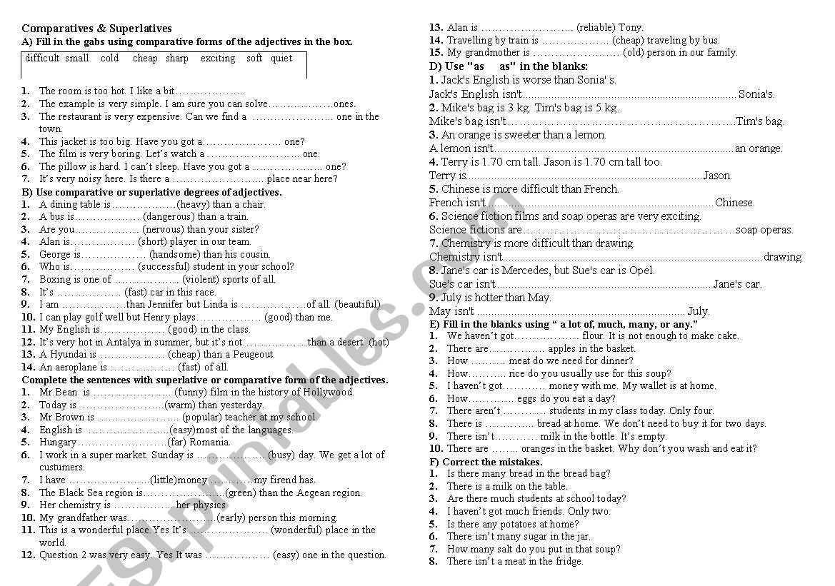 comparatives_and_mixed_exercises_worksh_eet