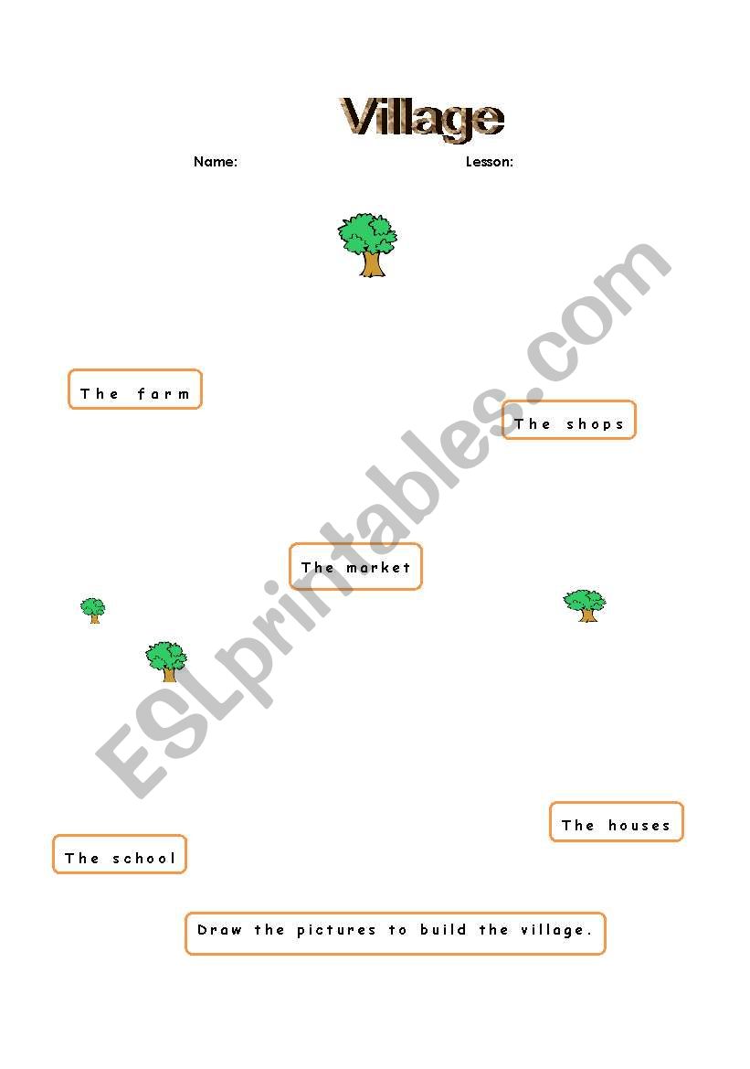 village worksheet