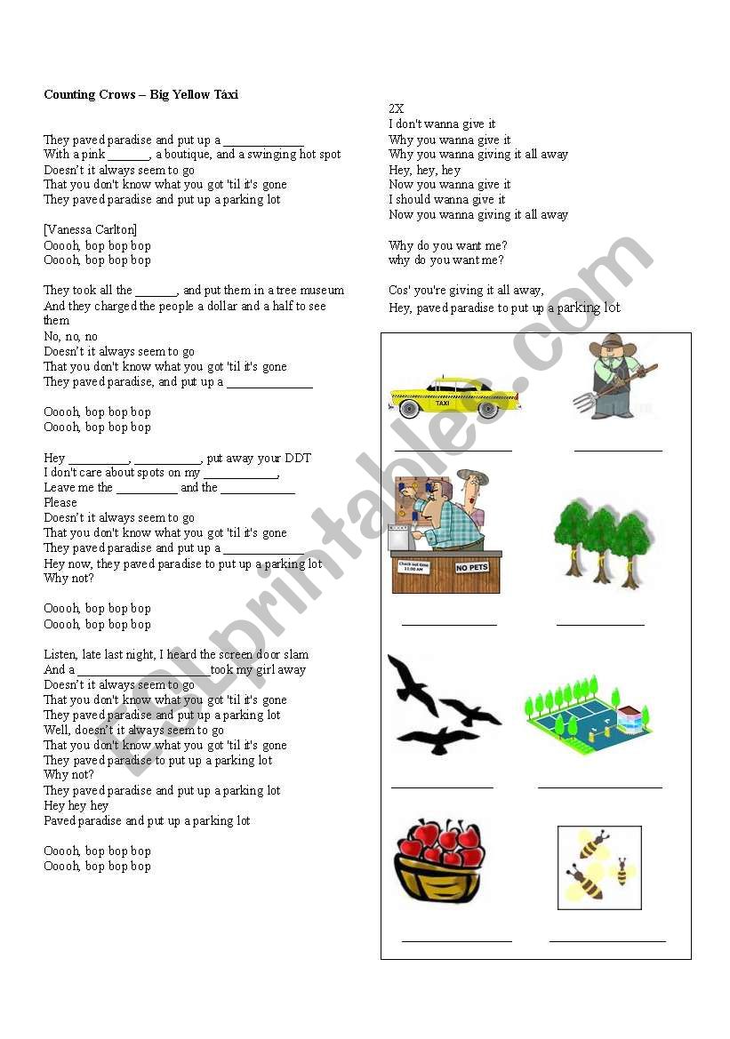 Counting Crows â€“ Big Yellow TÃ¡xi