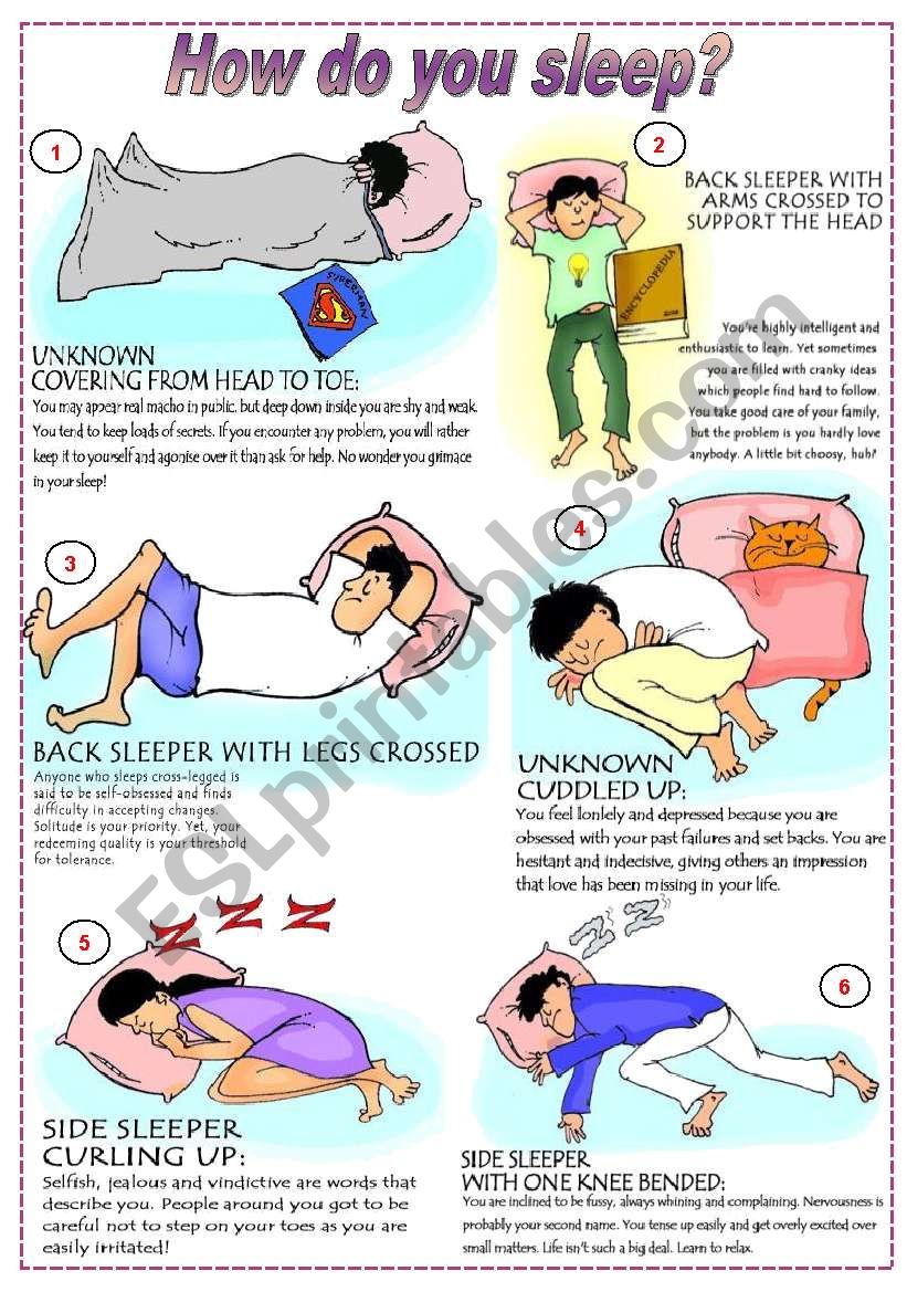 How do you sleep?  (fully editable)