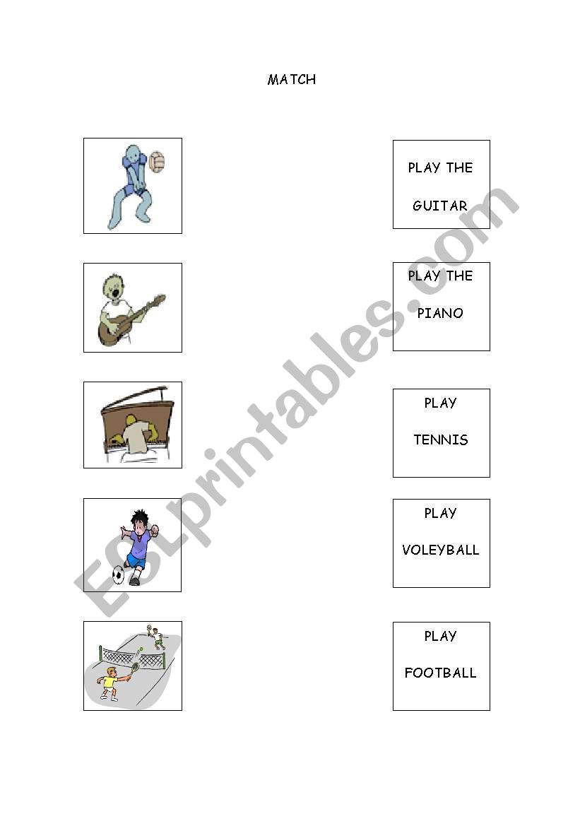 Abilities worksheet