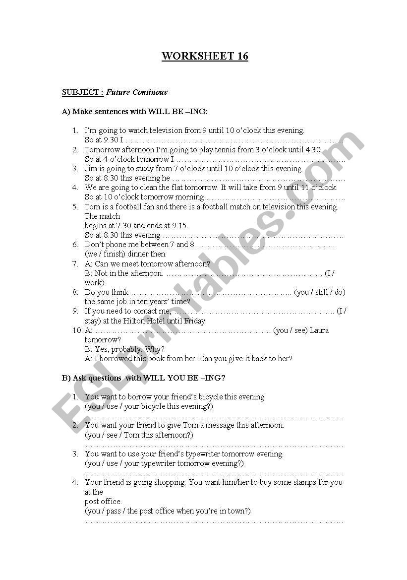 Ready Grammar sheets for All grammar rules 3.