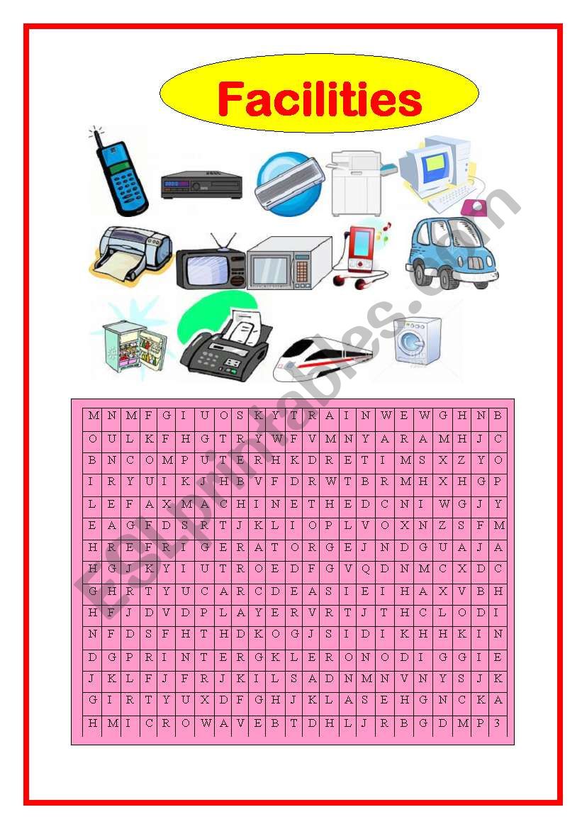 can you find the words? worksheet