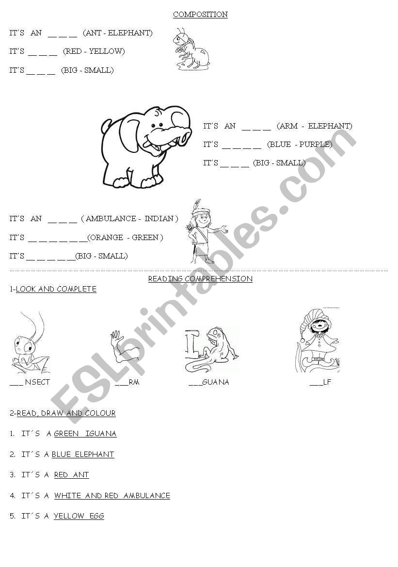 COMPOSITION AND READING COMPREHENSION