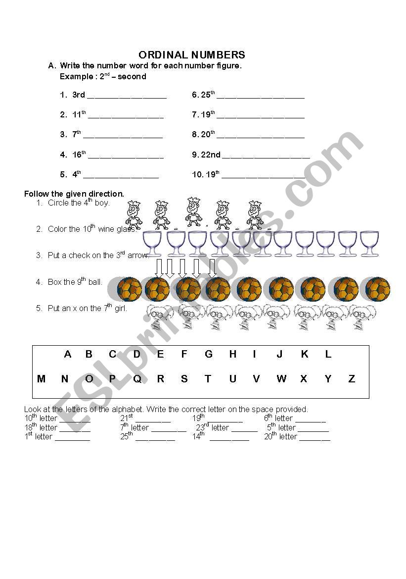 english-worksheets-ordinal-numbers