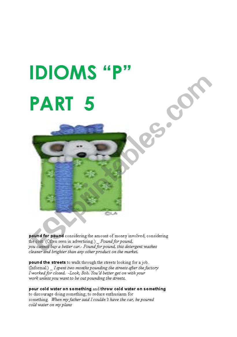 IDIOMS 