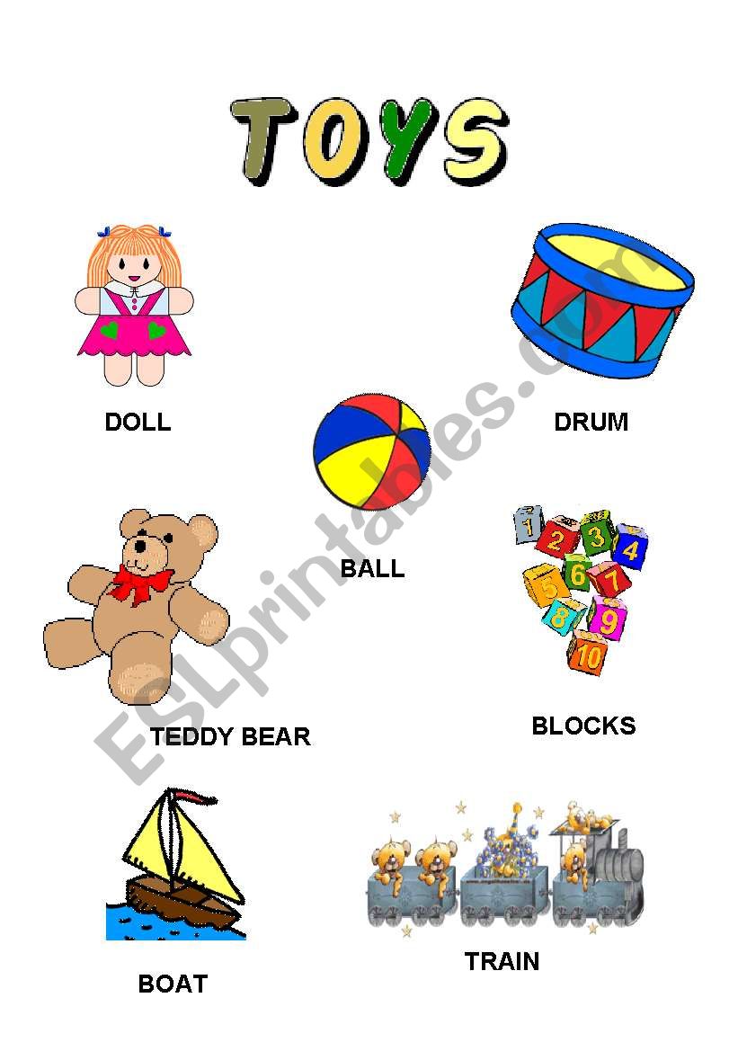 Toys worksheet