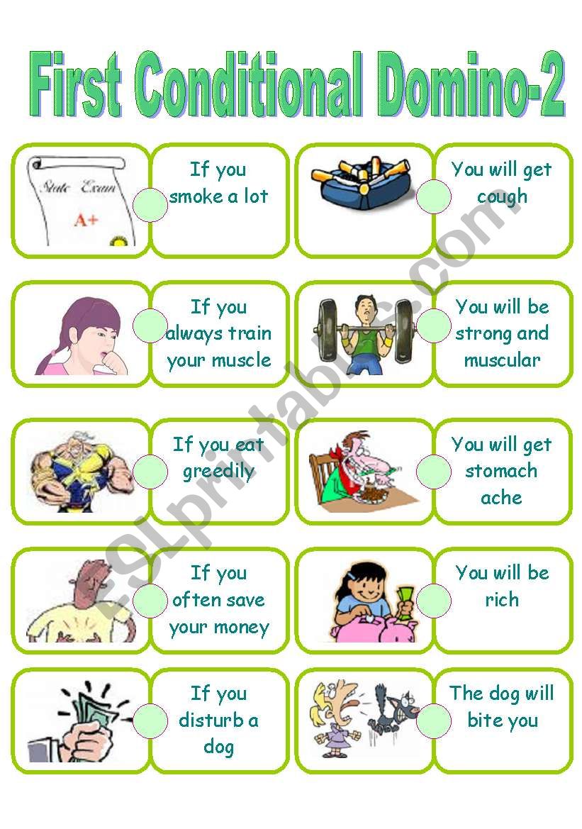 First Conditional Domino worksheet