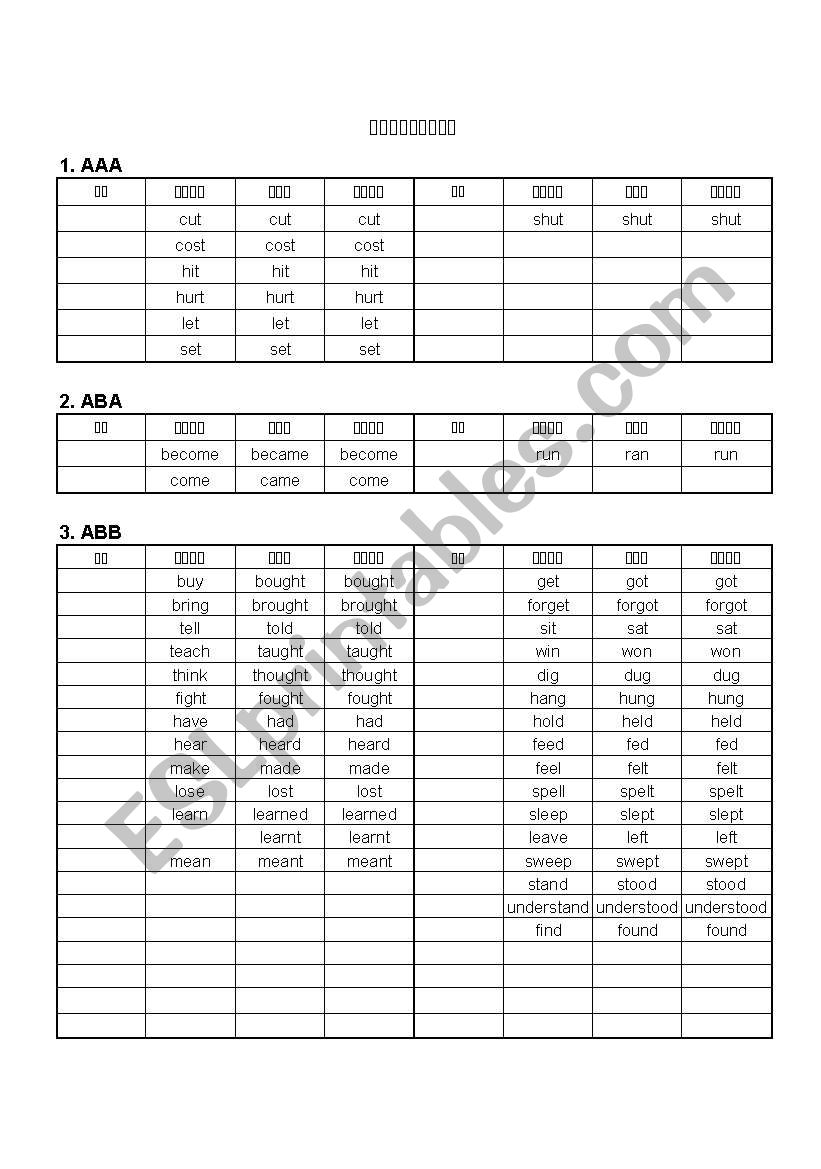 Basice verb learning for chinese