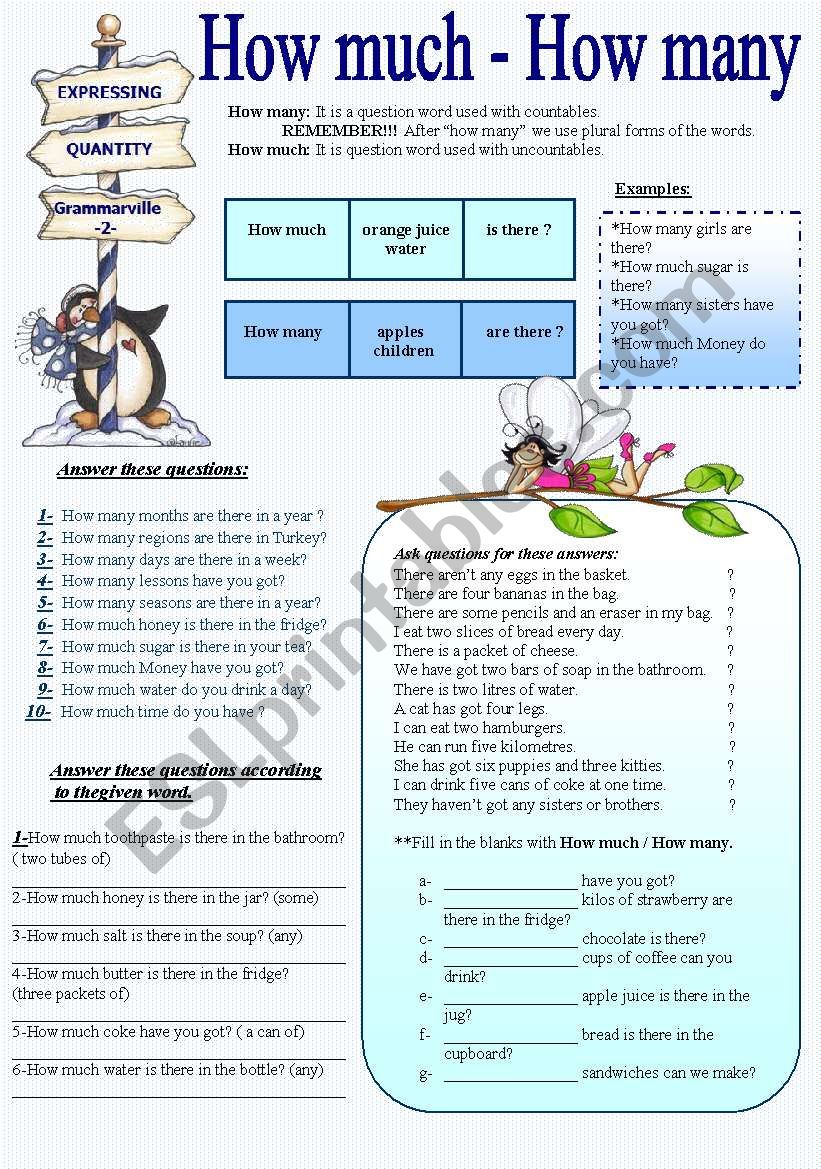 Grammarville 2 worksheet