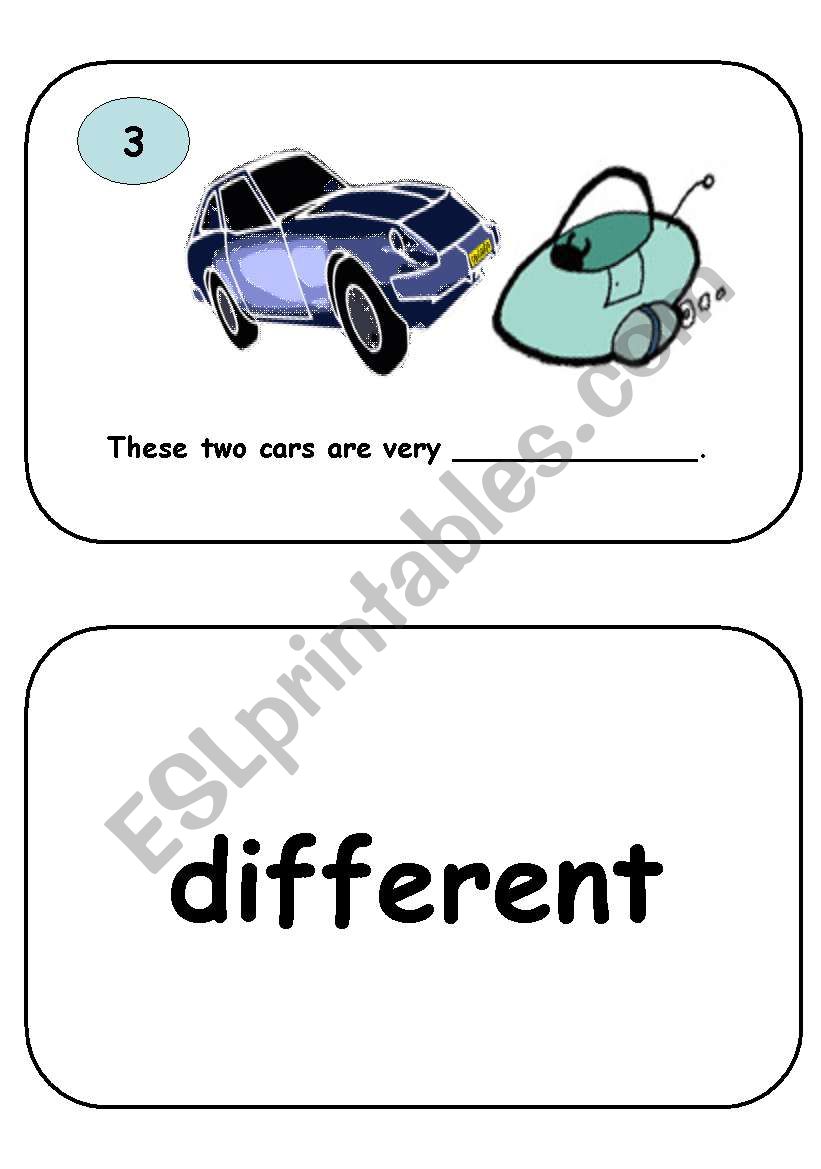 Future Flash Cards 3 of 12 worksheet