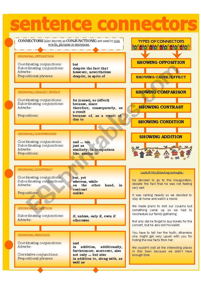 sentence-connectors-esl-worksheet-by-evadp75