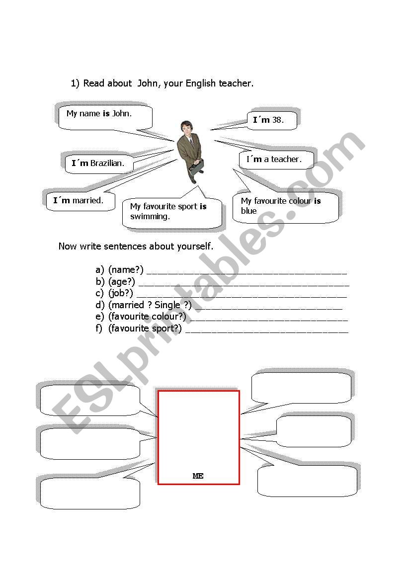 Verb To Be worksheet