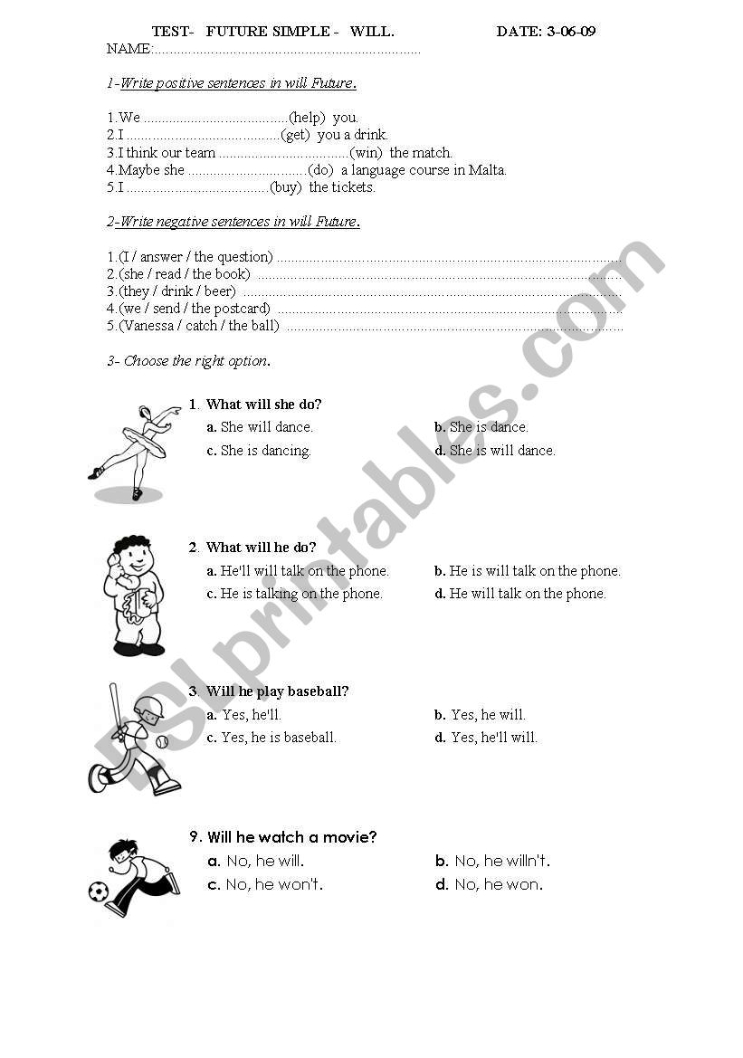 when i grow up... worksheet