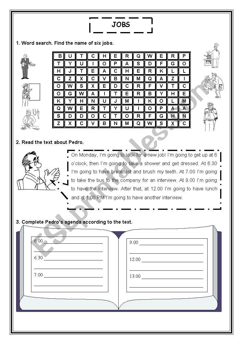 JOBS worksheet