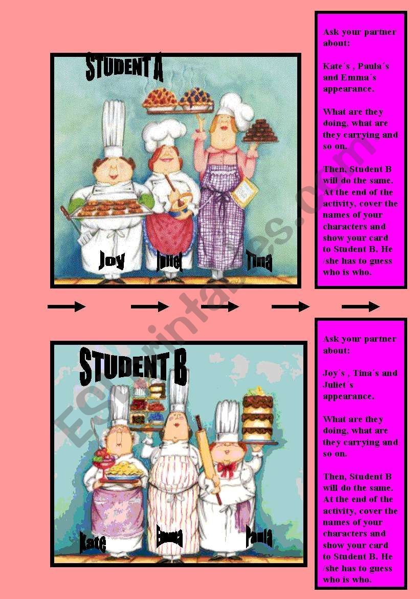  Speaking activity _ Student A-B  DESCRIBING AND GUESSING