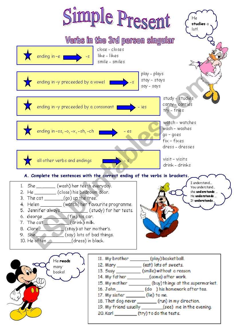 Simple Present (02.09.09) worksheet