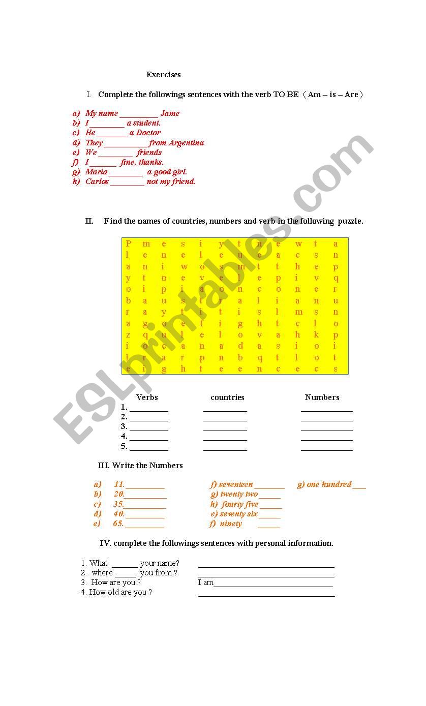  Greetings new friends worksheet